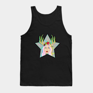 Deer:Horns Tank Top